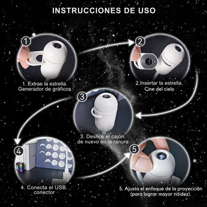 Proyector de Galaxias y Estrellas